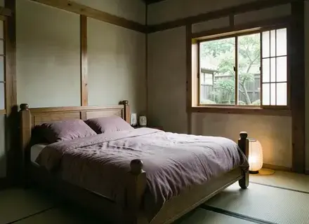 京都左京区の町家寝室