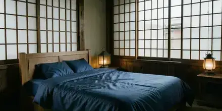 祇園の古い商家寝室