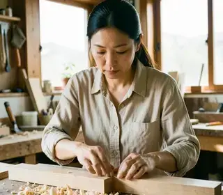 中村彩花・木工